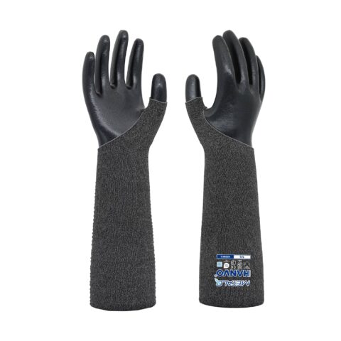 HANVO’s ergonomically designed 18‑gauge nylon‑MetalQ cut‑resistant arm sleeve provides ANSI A4 cut‑level D forearm protection without compromising dexterity. The 45 cm extended‑length sleeve adopts a thumb‑hole design to hold the sleeve stable during active movement. Its lightweight, highly breathable construction delivers long‑wearing comfort for all‑shift use. This high‑risk forearm protective sleeve is ideal for glass handling, metal fabrication, machinery and equipment, facility maintenance and warehousing operations.