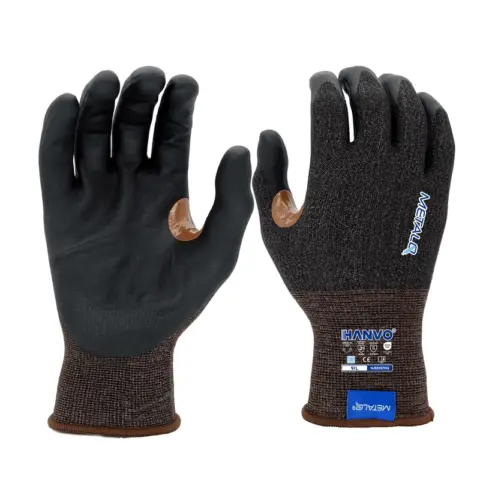 Elastic 18-gauge polyester MetalQ blended liner owns stable ANSI A5 cut resistance and great stretch fit, foam nitrile dipping provides durable gripping power, seamless ergonomic liner effectively relieve hand soreness for all-day wearing, universal touch function adapts most industrial smart equipment. Certified by global safety standards, suitable for metal cutting auxiliary, logistics cargo sorting, auto repair workshop and general heavy manual operation scenarios.
