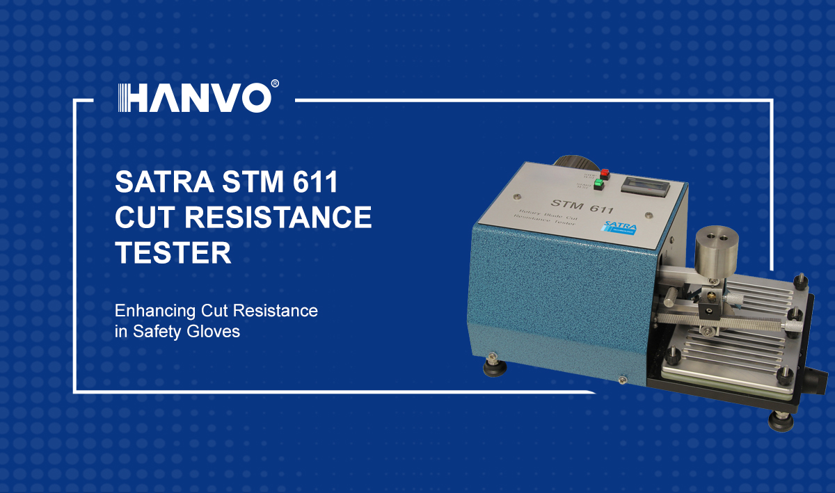 SATRA STM 611 Circular Blade Cut Resistance Tester for safety gloves testing